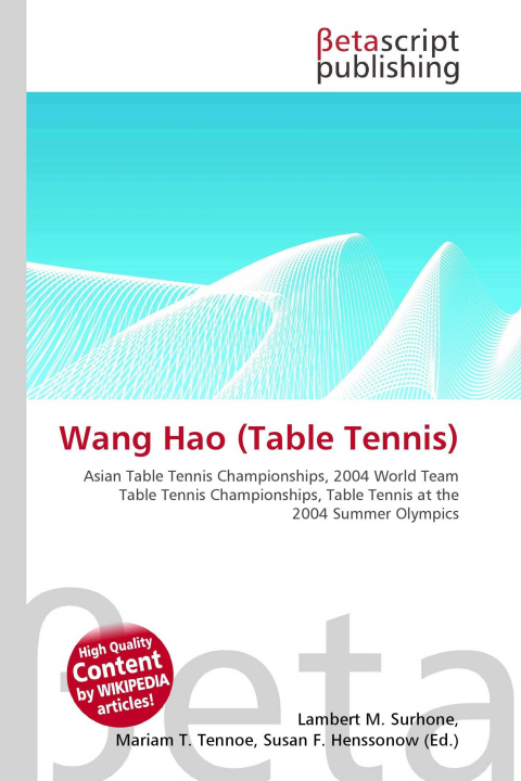 Kniha Wang Hao (Table Tennis) Mariam T. Tennoe