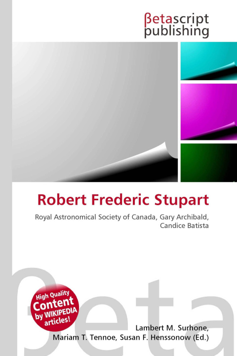 Kniha Robert Frederic Stupart Mariam T. Tennoe