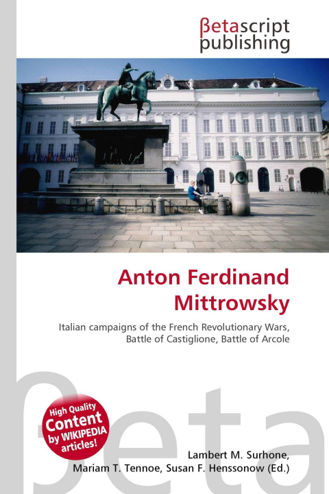 Kniha Anton Ferdinand Mittrowsky Mariam T. Tennoe