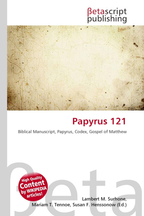 Knjiga Papyrus 121 Mariam T. Tennoe