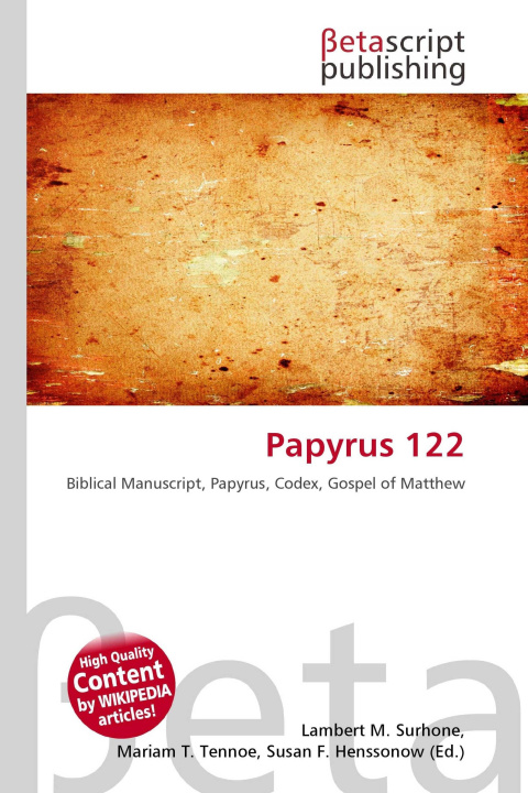 Kniha Papyrus 122 Mariam T. Tennoe