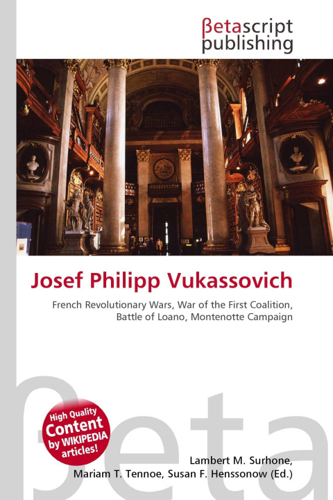 Kniha Josef Philipp Vukassovich Mariam T. Tennoe