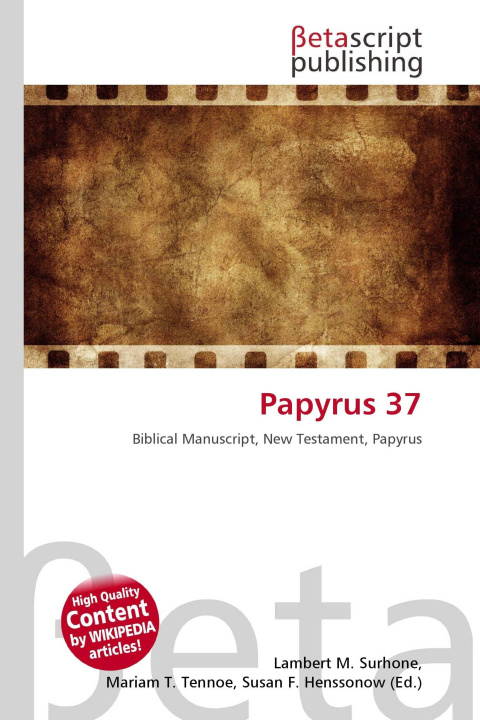 Kniha Papyrus 37 Mariam T. Tennoe