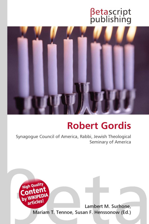 Kniha Robert Gordis Mariam T. Tennoe