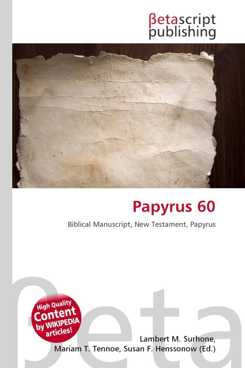 Könyv Papyrus 60 Mariam T. Tennoe