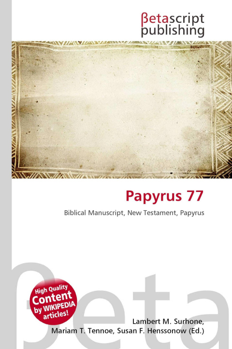 Kniha Papyrus 77 Mariam T. Tennoe