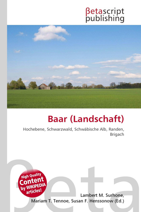 Kniha Baar (Landschaft) Mariam T. Tennoe