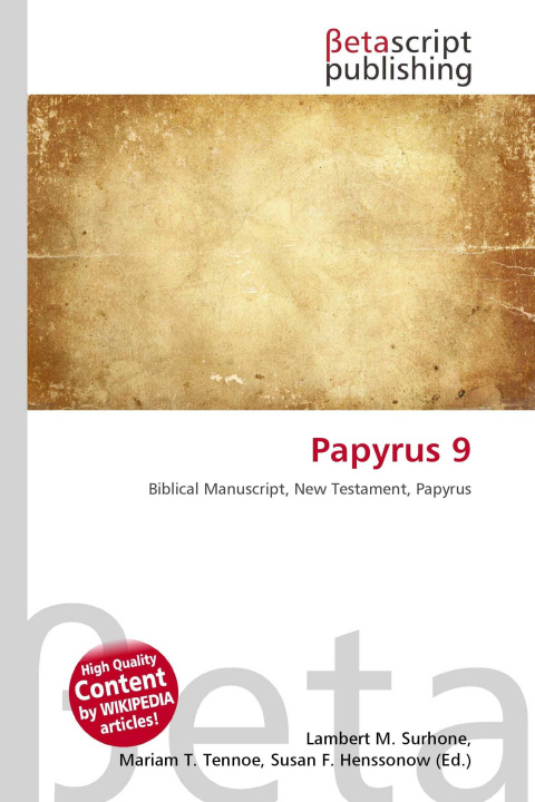 Kniha Papyrus 9 Mariam T. Tennoe