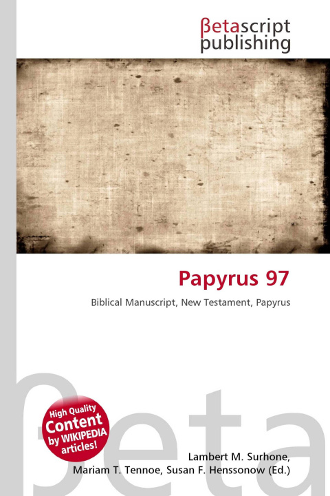 Kniha Papyrus 97 Mariam T. Tennoe