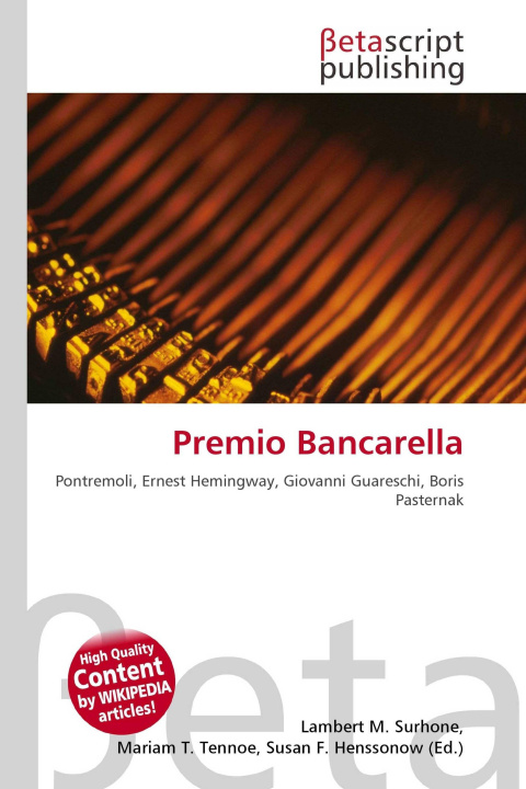 Kniha Premio Bancarella Mariam T. Tennoe