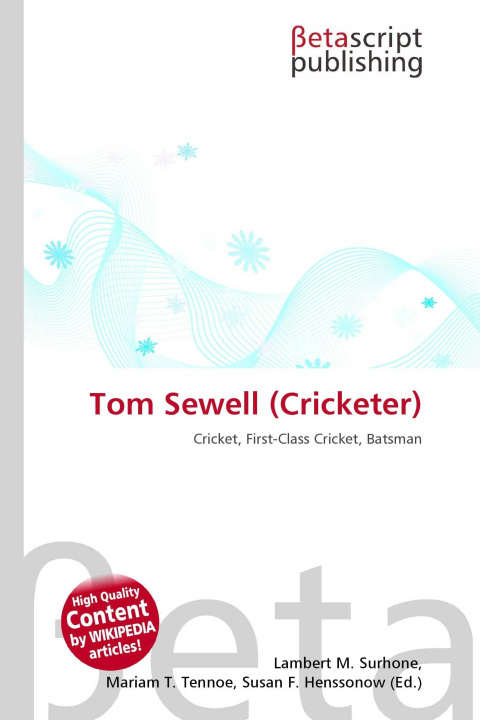 Kniha Tom Sewell (Cricketer) Mariam T. Tennoe