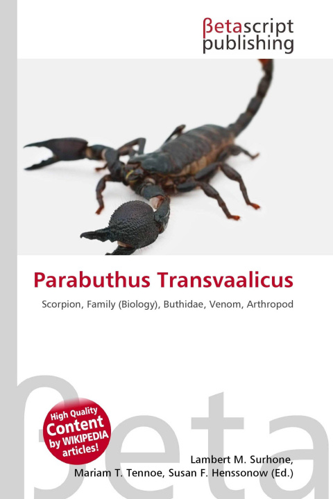 Kniha Parabuthus Transvaalicus Mariam T. Tennoe
