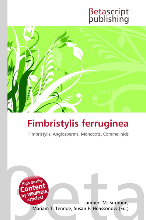 Kniha Fimbristylis ferruginea Mariam T. Tennoe