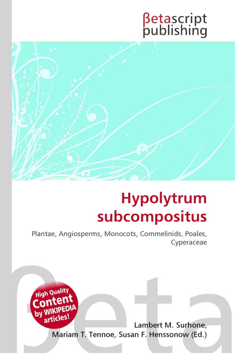 Kniha Hypolytrum subcompositus Mariam T. Tennoe