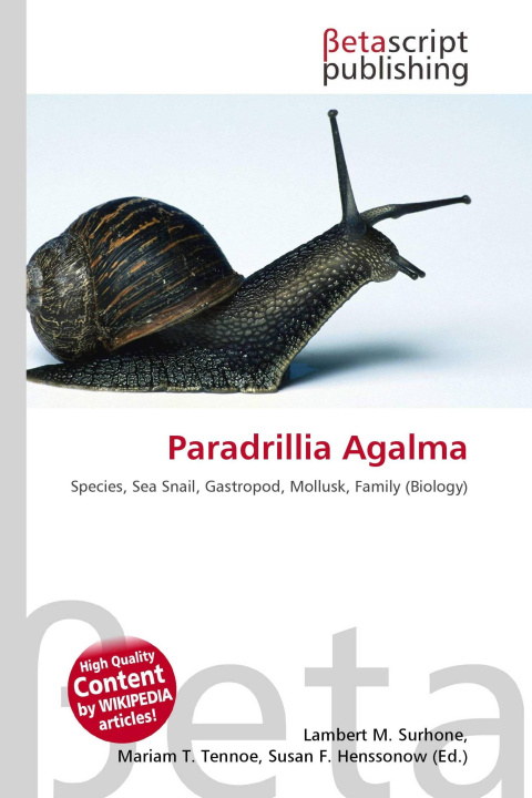 Knjiga Paradrillia Agalma Mariam T. Tennoe