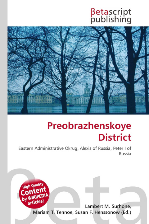 Könyv Preobrazhenskoye District Mariam T. Tennoe