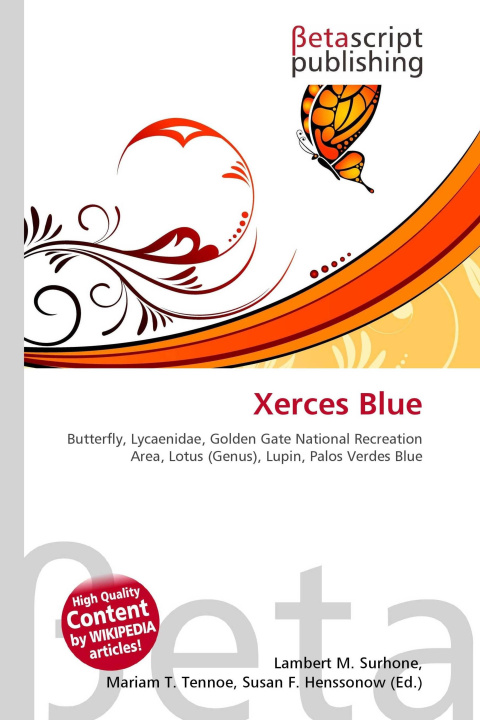 Kniha Xerces Blue Mariam T. Tennoe