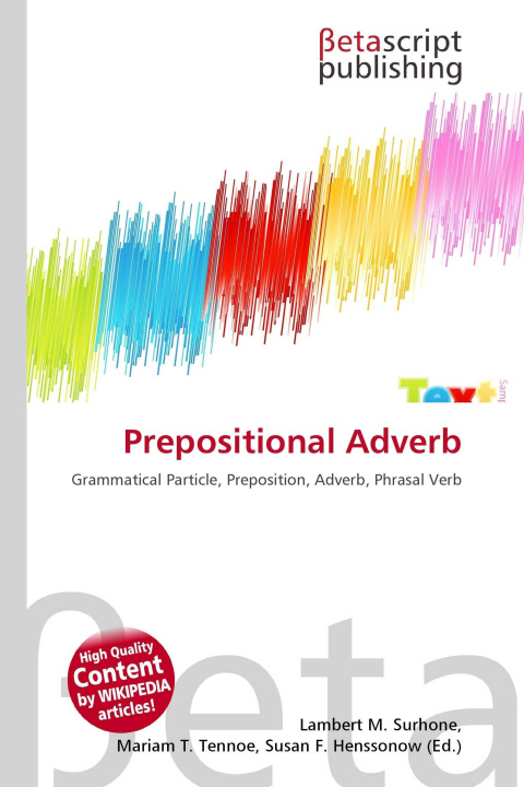 Könyv Prepositional Adverb Mariam T. Tennoe