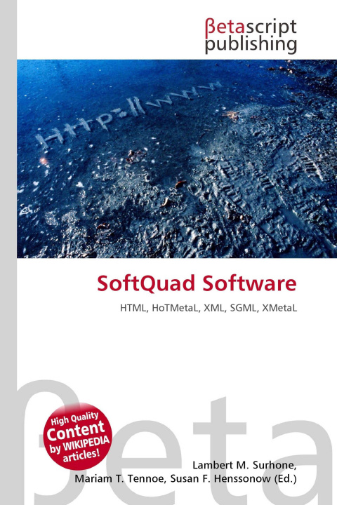 Knjiga SoftQuad Software Mariam T. Tennoe