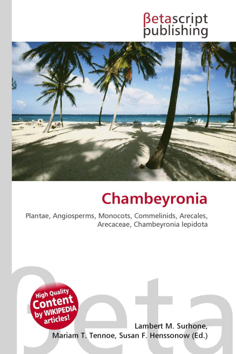 Kniha Chambeyronia Mariam T. Tennoe