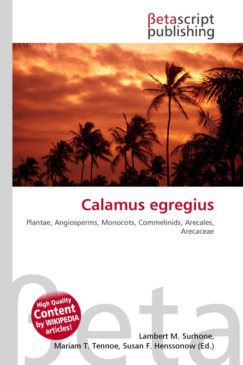 Kniha Calamus egregius Mariam T. Tennoe
