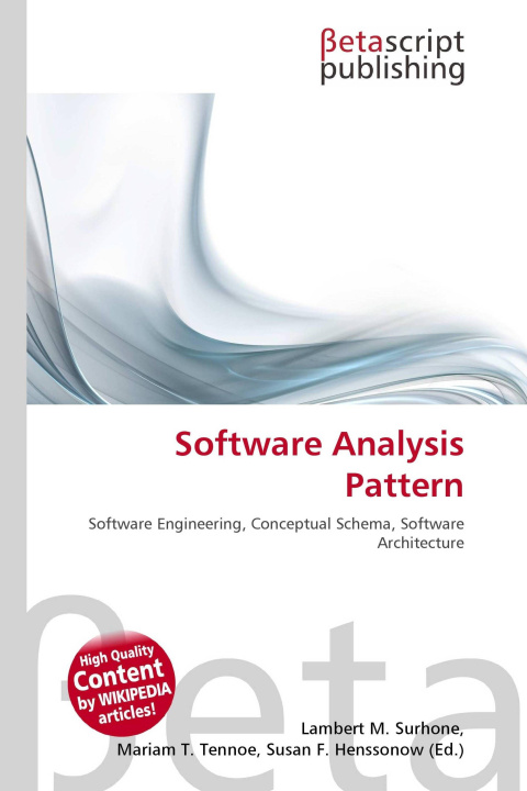 Könyv Software Analysis Pattern Mariam T. Tennoe