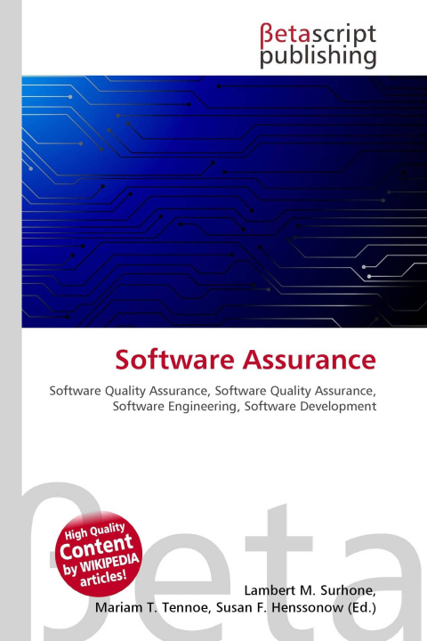 Kniha Software Assurance Mariam T. Tennoe