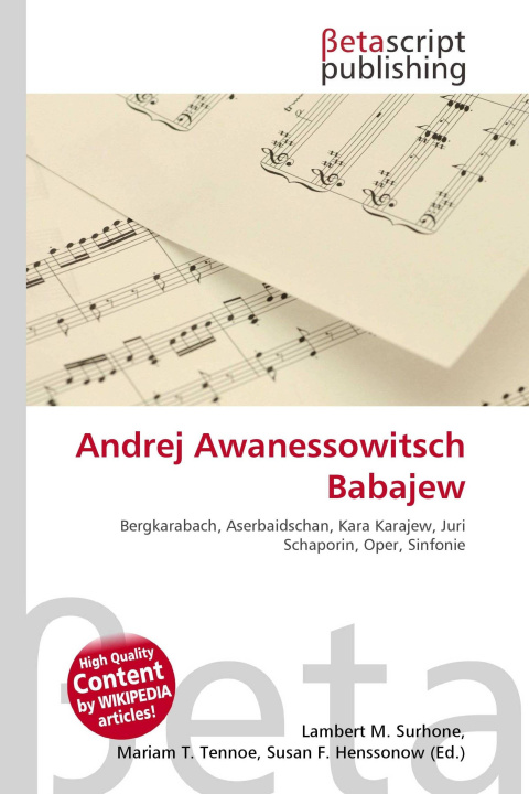 Kniha Andrej Awanessowitsch Babajew Mariam T. Tennoe