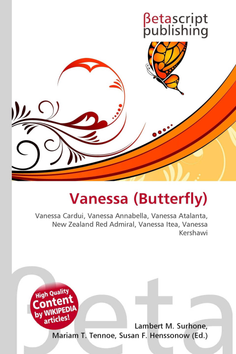 Kniha Vanessa (Butterfly) Mariam T. Tennoe