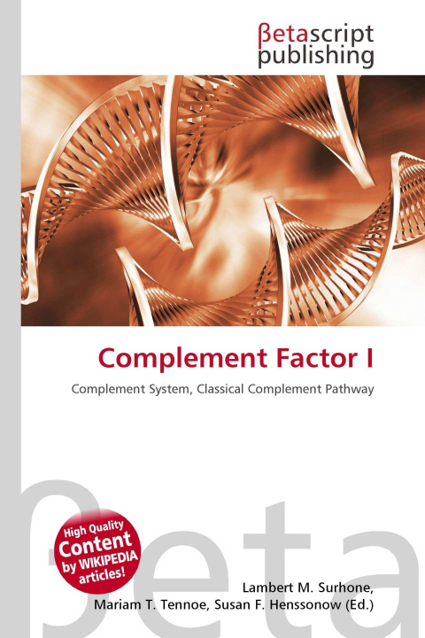 Könyv Complement Factor I Mariam T. Tennoe