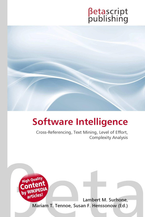 Könyv Software Intelligence Mariam T. Tennoe