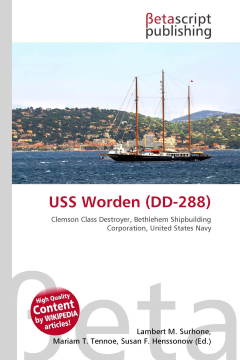 Kniha USS Worden (DD-288) Mariam T. Tennoe