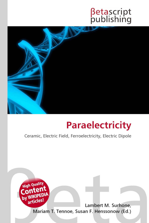 Kniha Paraelectricity Mariam T. Tennoe