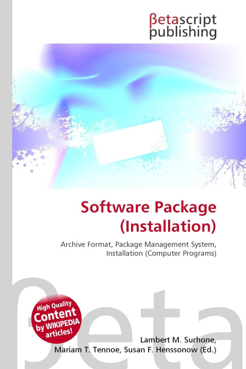 Kniha Software Package (Installation) Mariam T. Tennoe