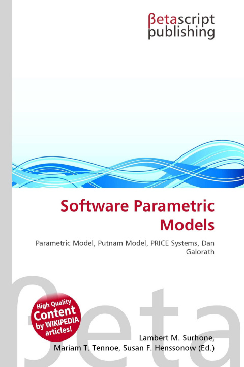 Könyv Software Parametric Models Mariam T. Tennoe