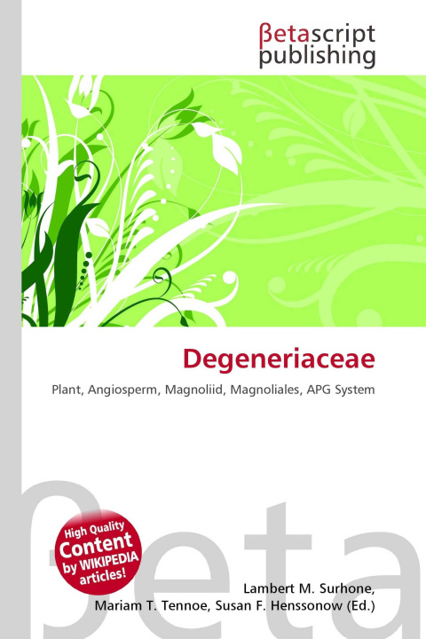 Kniha Degeneriaceae Mariam T. Tennoe