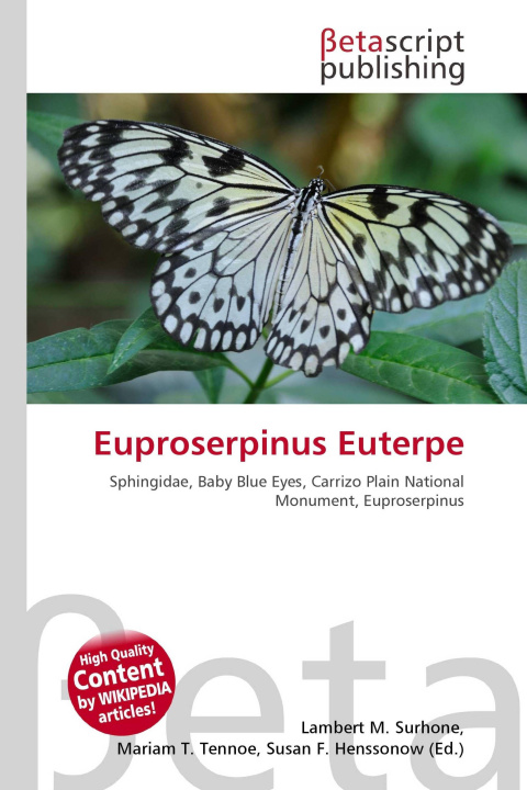Kniha Euproserpinus Euterpe Mariam T. Tennoe