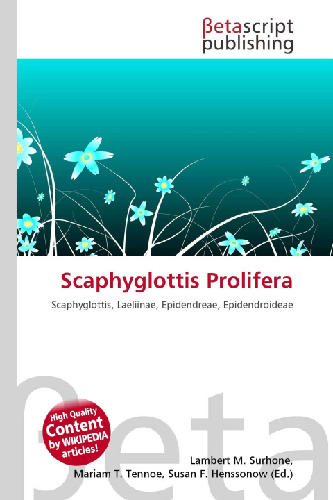 Kniha Scaphyglottis Prolifera Mariam T. Tennoe