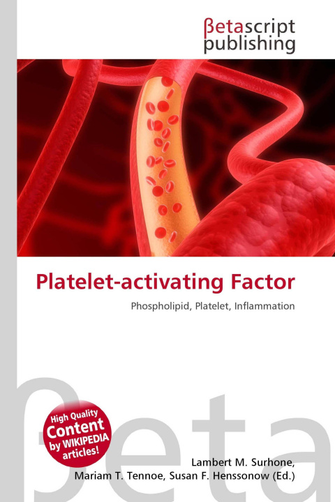 Kniha Platelet-activating Factor Mariam T. Tennoe