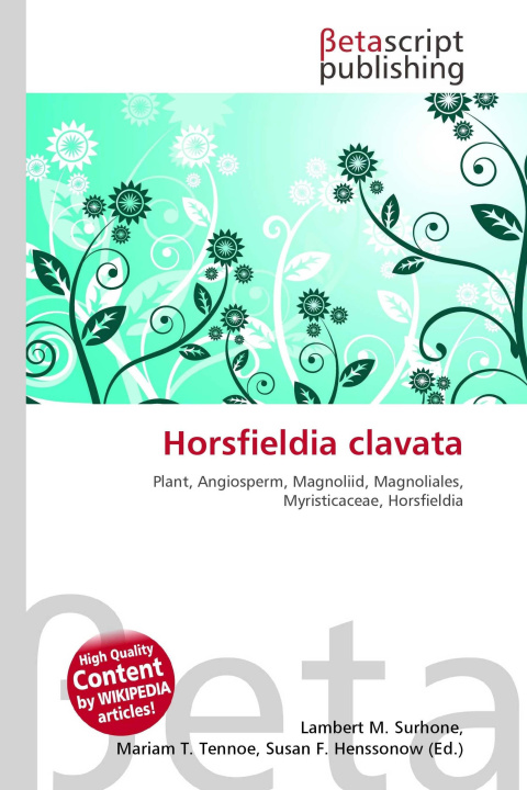 Knjiga Horsfieldia clavata Mariam T. Tennoe