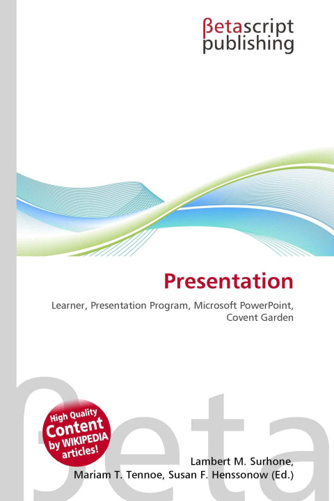 Knjiga Presentation Mariam T. Tennoe