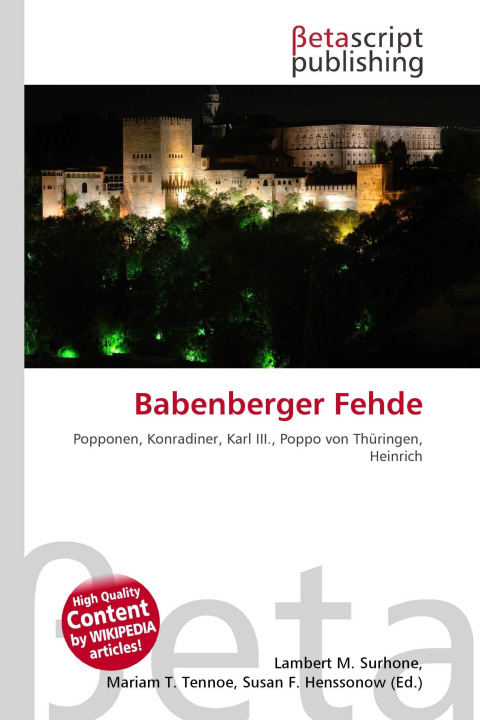 Kniha Babenberger Fehde Mariam T. Tennoe