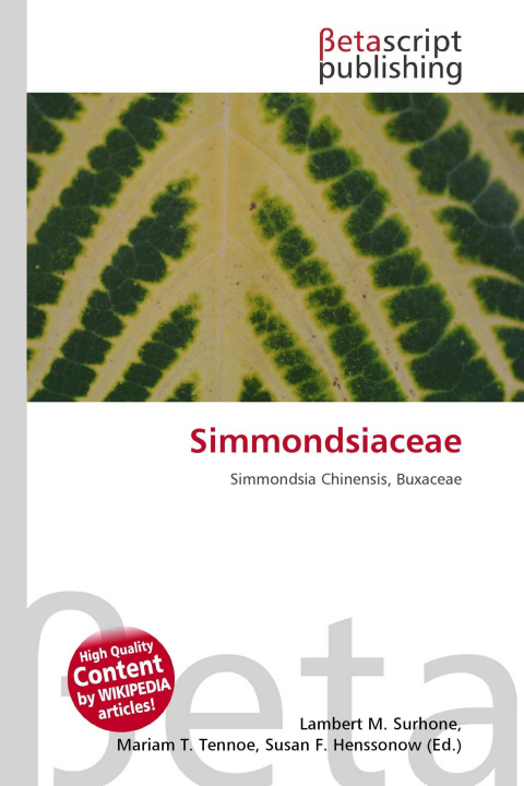 Kniha Simmondsiaceae Mariam T. Tennoe