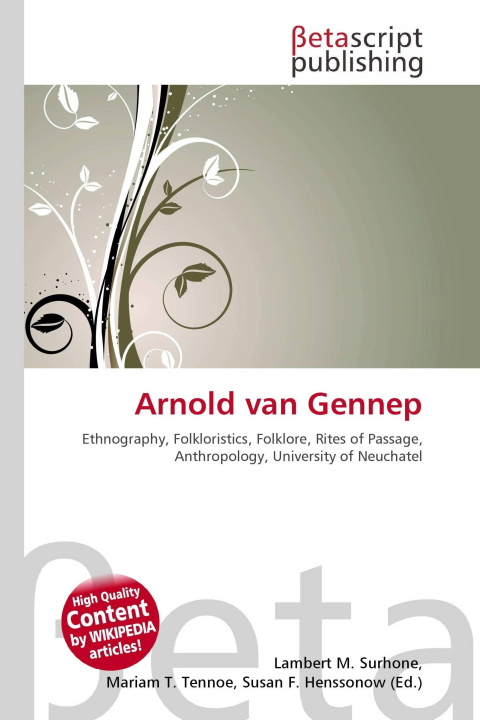 Kniha Arnold van Gennep Mariam T. Tennoe