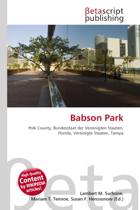 Kniha Babson Park Mariam T. Tennoe