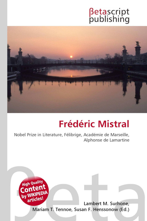 Kniha Frédéric Mistral Mariam T. Tennoe