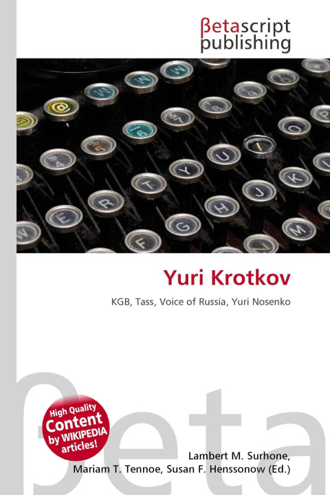 Kniha Yuri Krotkov Mariam T. Tennoe