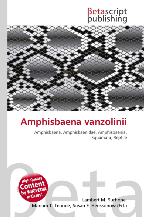Kniha Amphisbaena vanzolinii Mariam T. Tennoe
