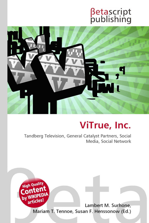 Kniha ViTrue, Inc. Mariam T. Tennoe