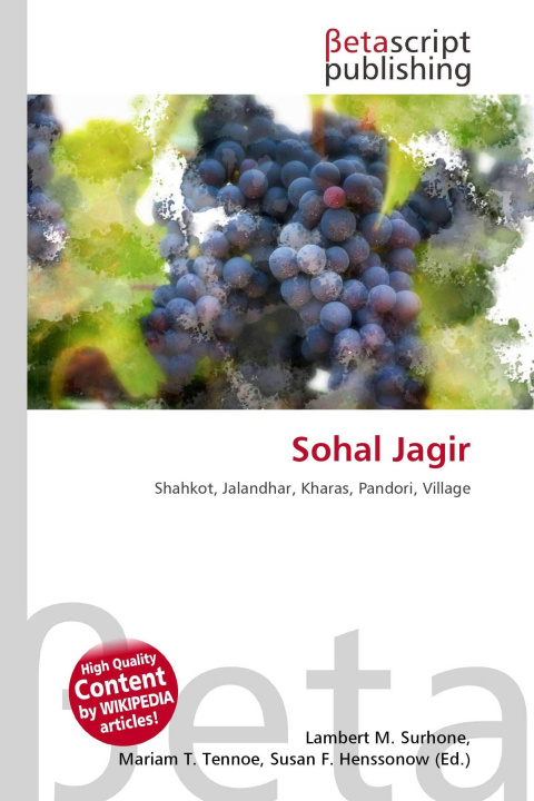 Knjiga Sohal Jagir Mariam T. Tennoe